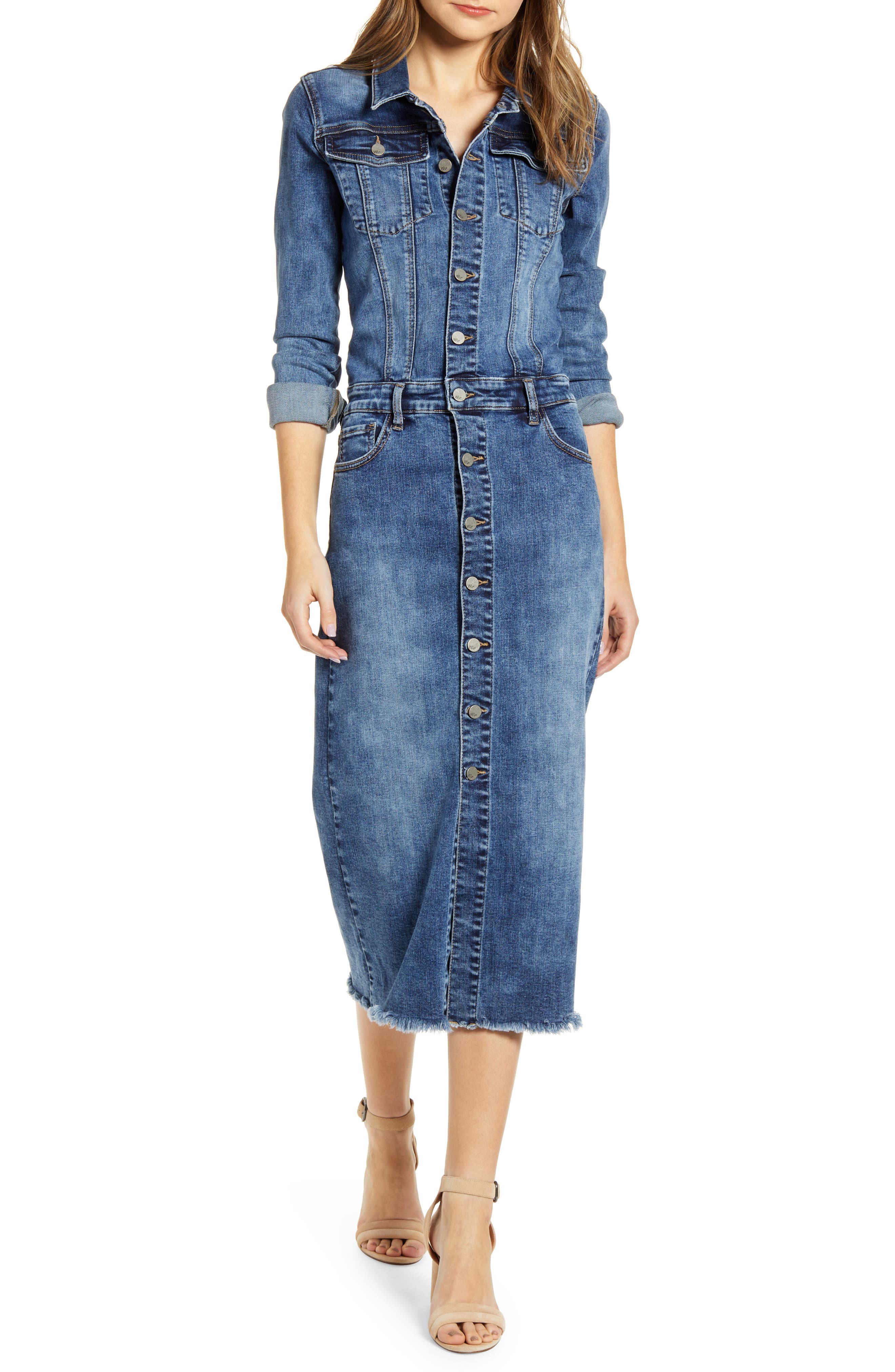 casual denim dress